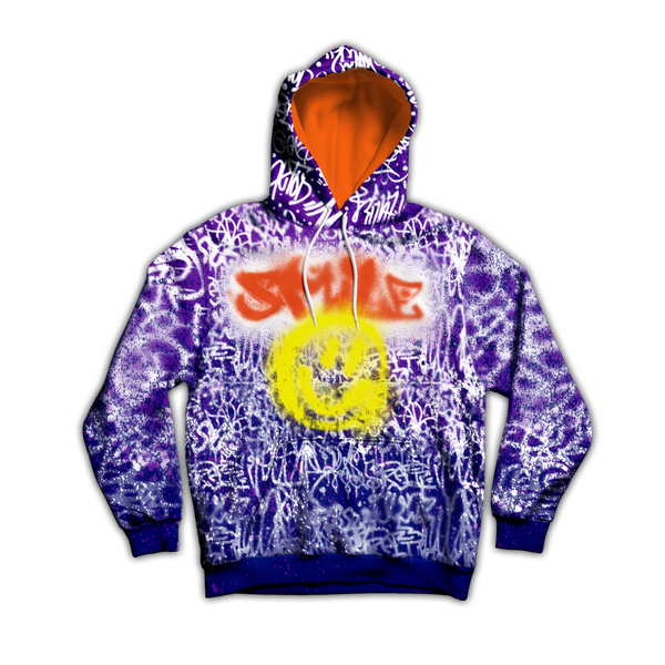 "SMILE" - All-Over Sublimated Hoodie